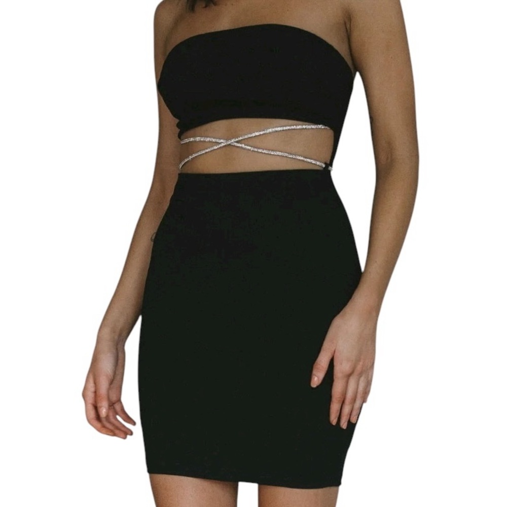 Elegant Black Cocktail Dress